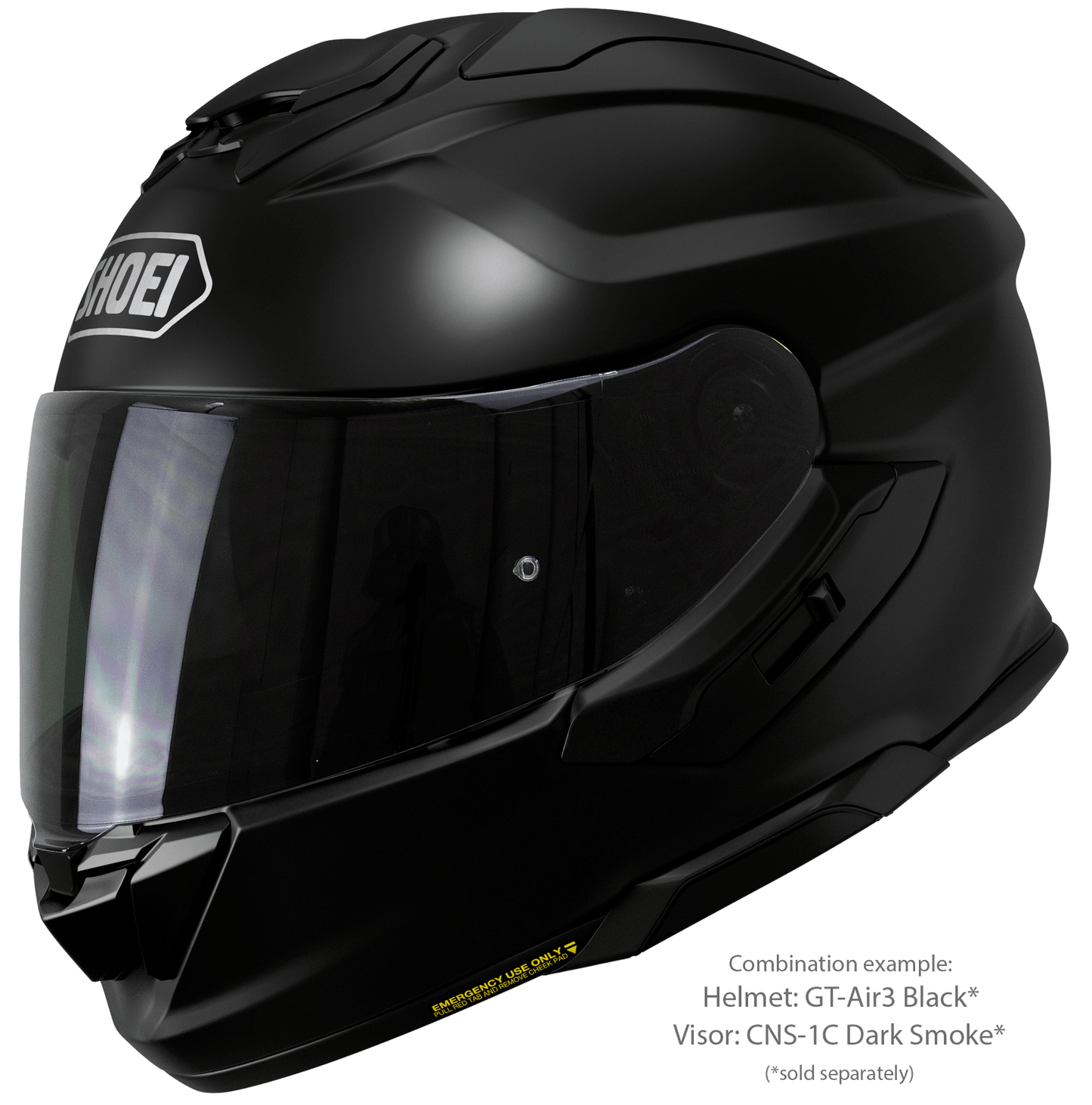 Shoei GT-Air3 Svart – Sportig Touring MC-hjälm