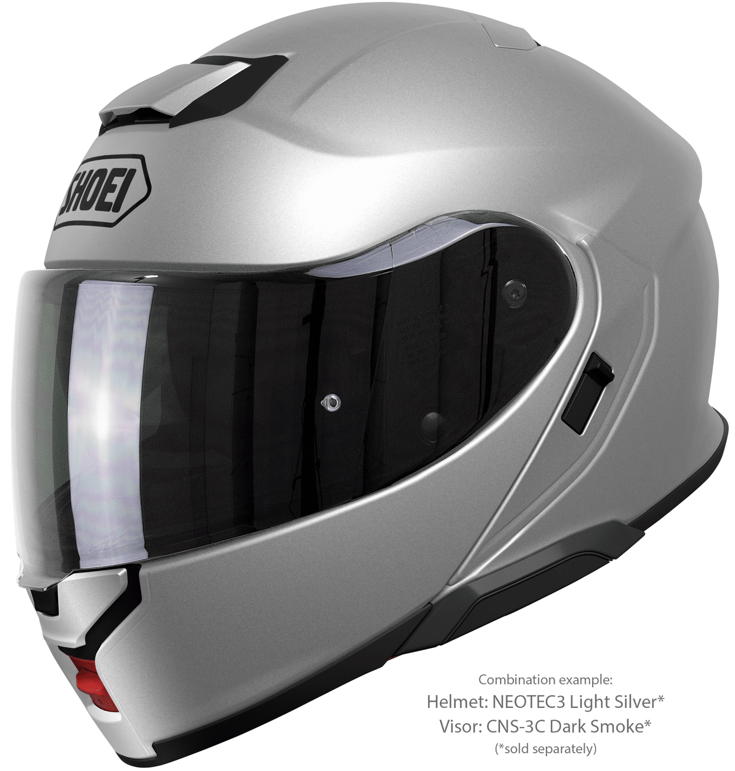 Shoei Neotec 3 Flip-Up Motorcykelhjälm - Silver