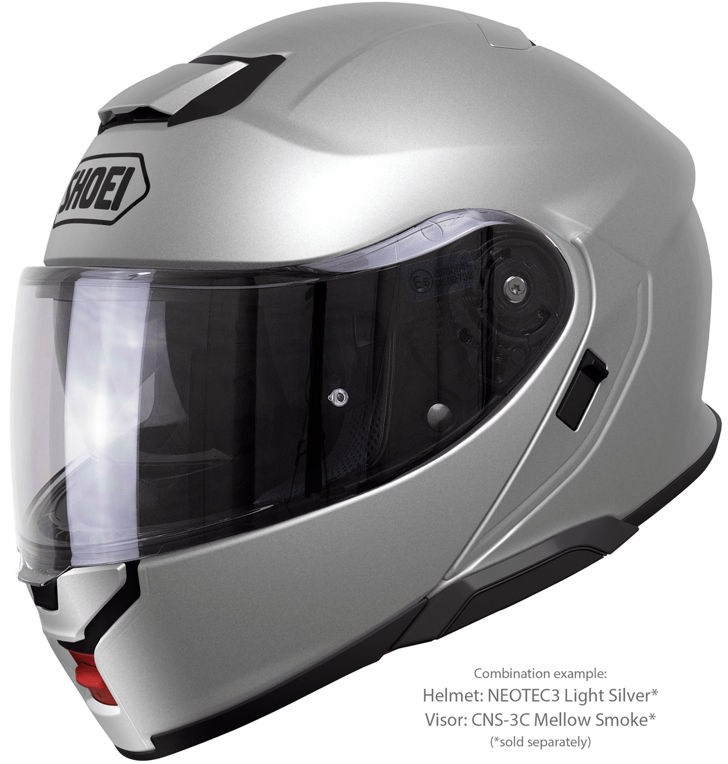 Shoei Neotec 3 Flip-Up Motorcykelhjälm - Silver