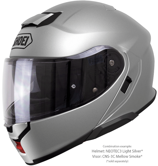 Shoei Neotec 3 Flip-Up Motorcykelhjälm - Silver