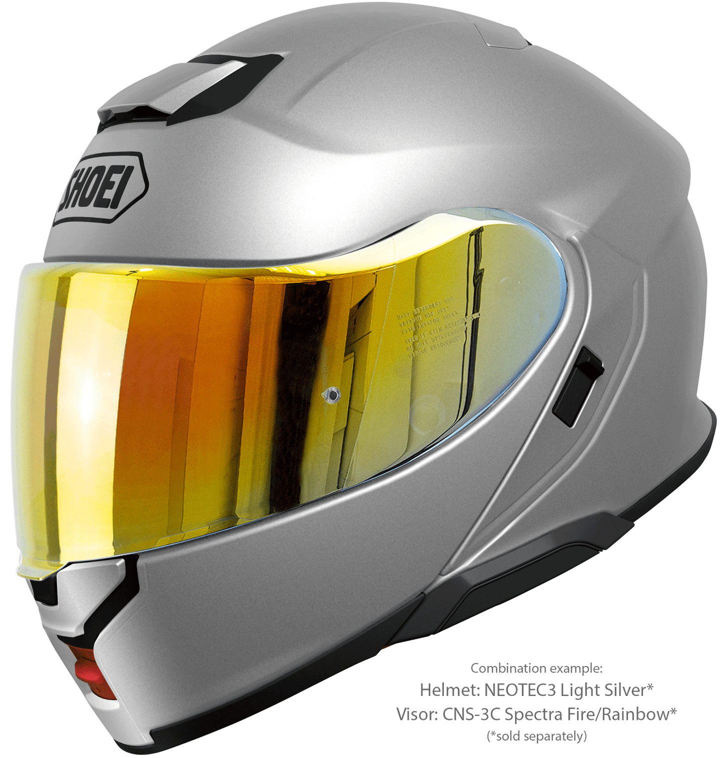 Shoei Neotec 3 Flip-Up Motorcykelhjälm - Silver