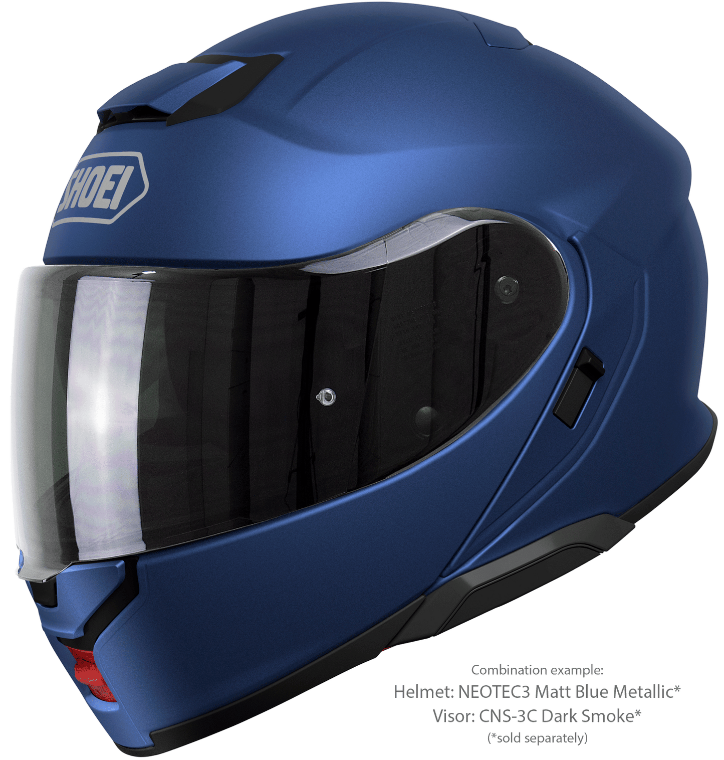 Shoei Neotec 3 Flip-Up Motorcykelhjälm - Mattblå
