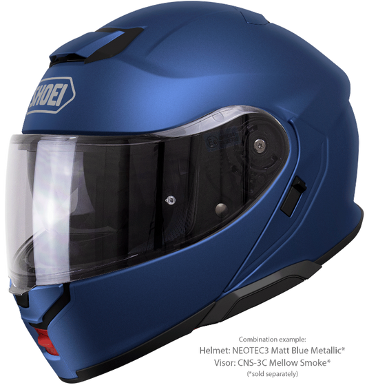 Shoei Neotec 3 Flip-Up Motorcykelhjälm - Mattblå