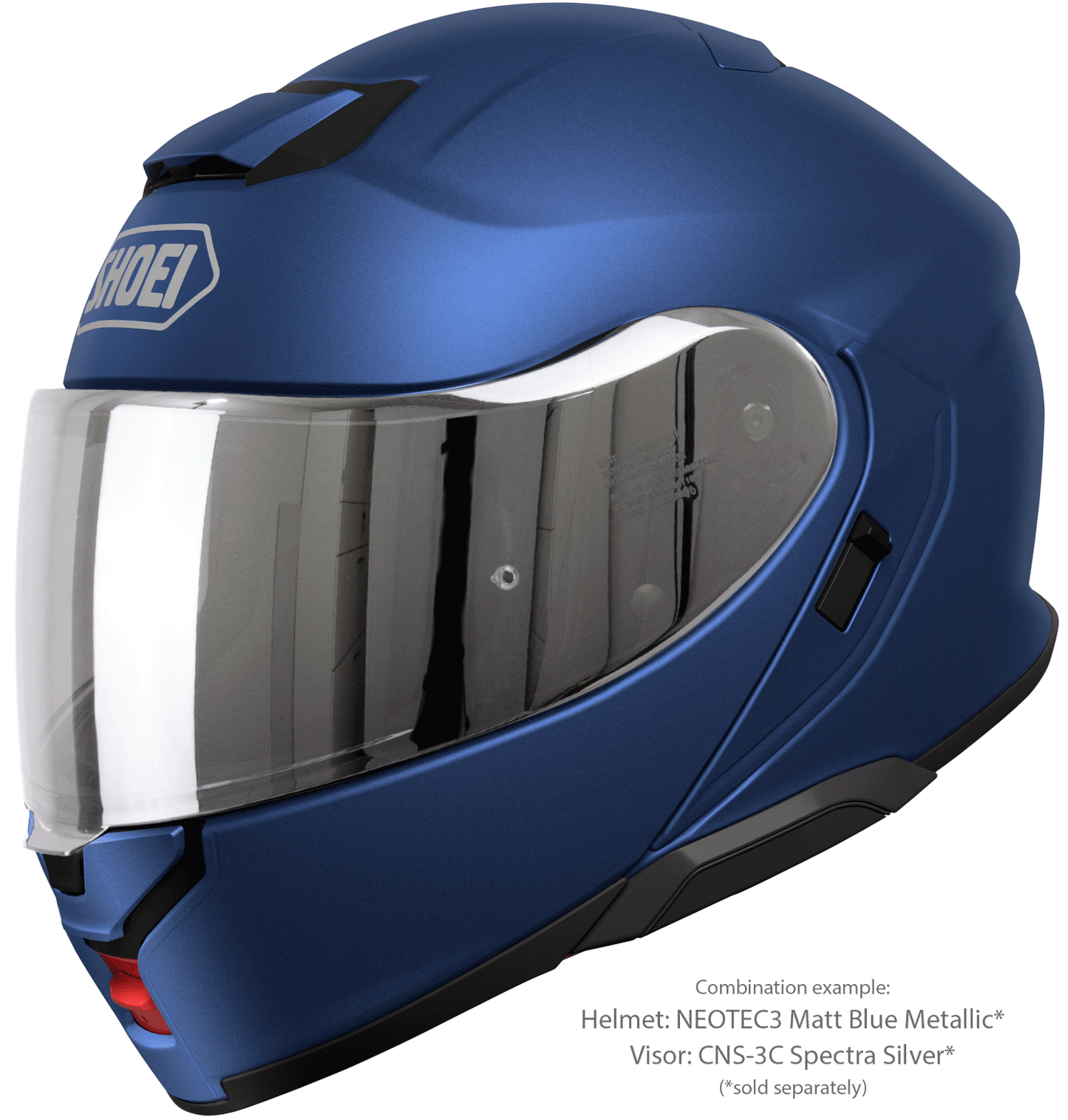 Shoei Neotec 3 Flip-Up Motorcykelhjälm - Mattblå