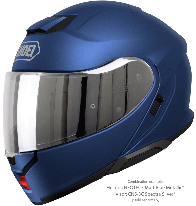 Shoei Neotec 3 Flip-Up Motorcykelhjälm - Mattblå