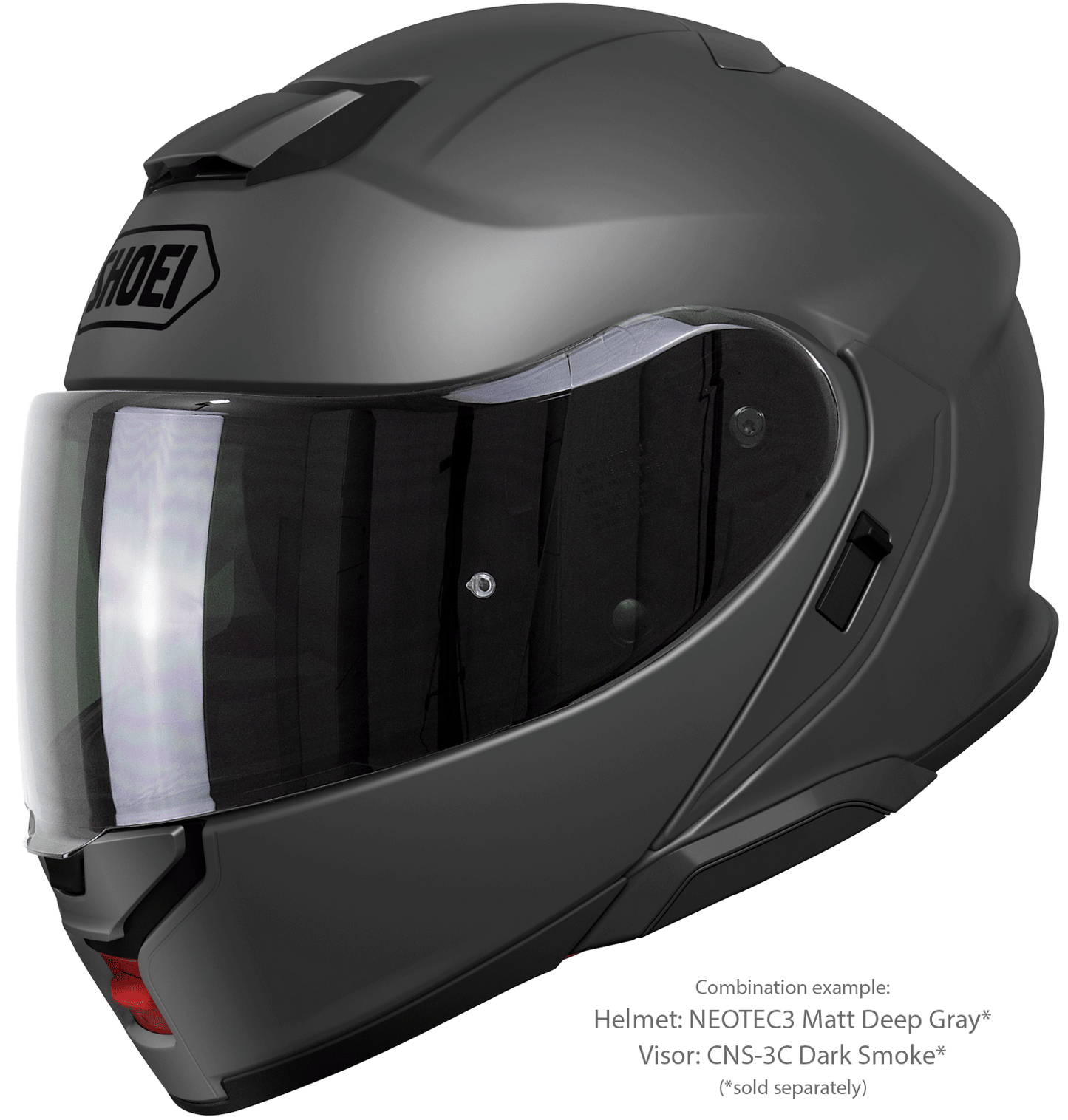 Shoei Neotec 3 Flip-Up Motorcykelhjälm - Mattgrå