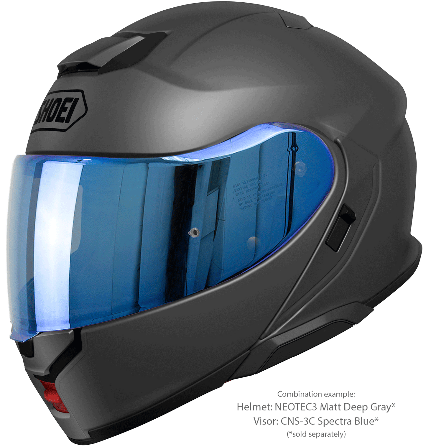 Shoei Neotec 3 Flip-Up Motorcykelhjälm - Mattgrå