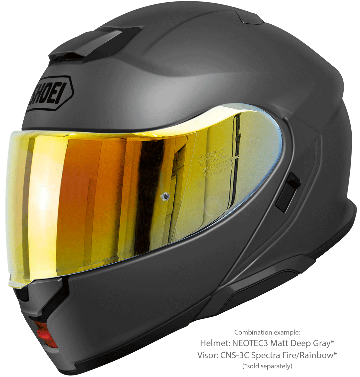 Shoei Neotec 3 Flip-Up Motorcykelhjälm - Mattgrå
