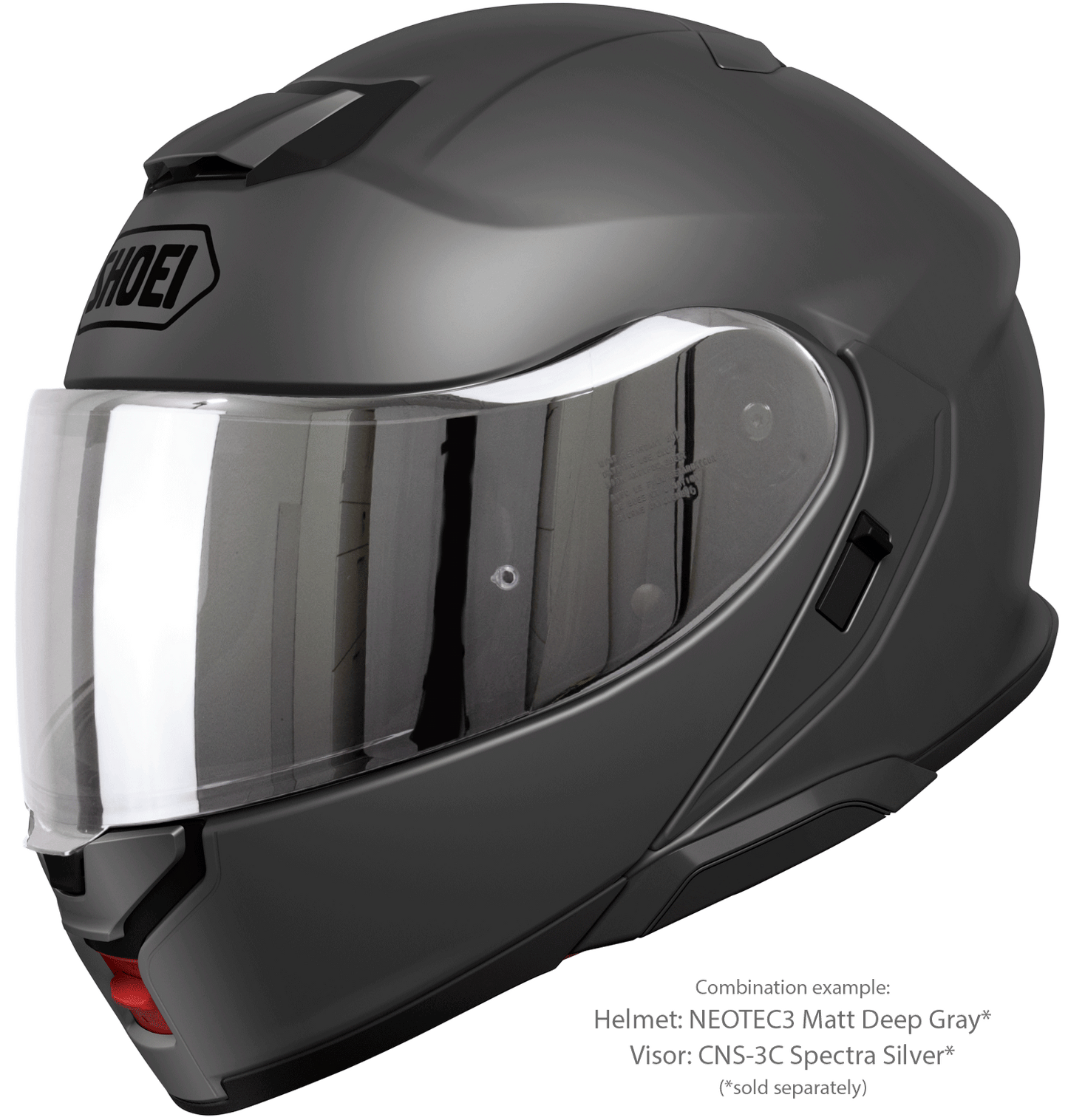 Shoei Neotec 3 Flip-Up Motorcykelhjälm - Mattgrå