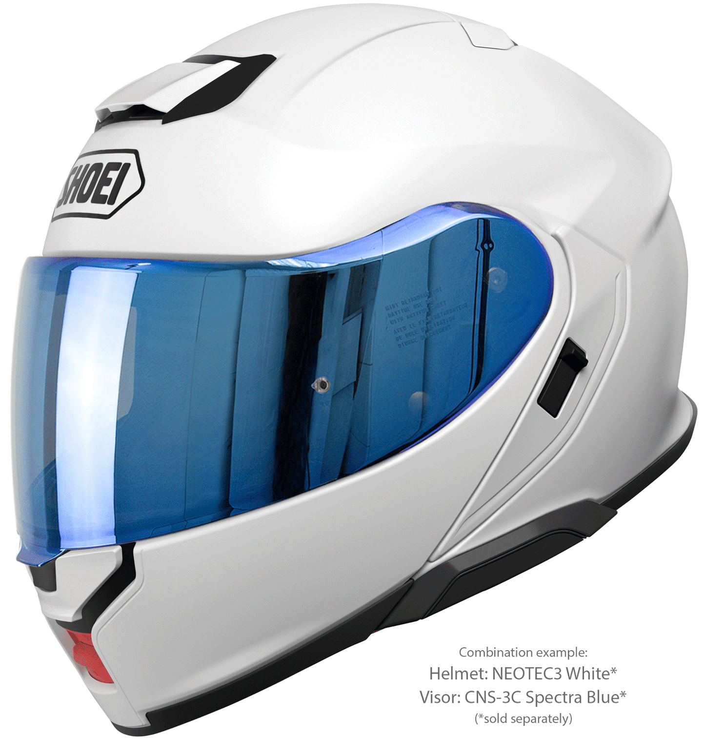Shoei Neotec 3 Flip-Up Motorcykelhjälm - Vit
