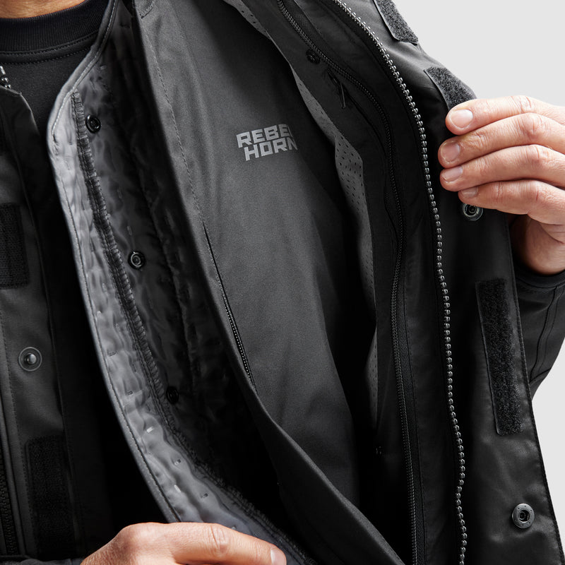 Rebelhorn Cubby V Textil MC Touringjacka - Svart