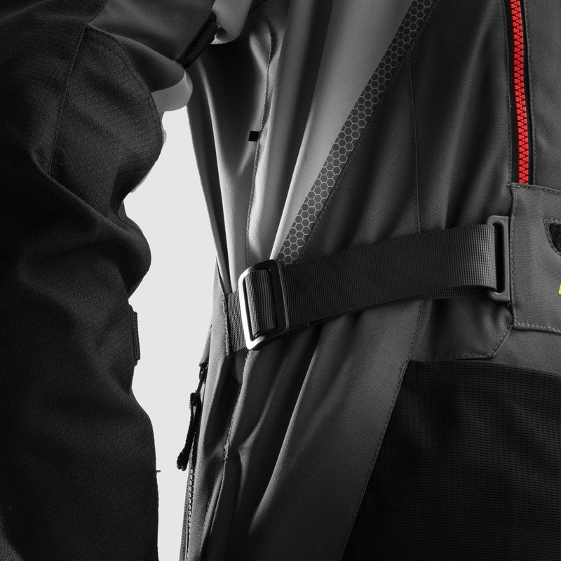 Rebelhorn Hardy 3.0 Textil MC Touringjacka - Antracit/Grå/Gul