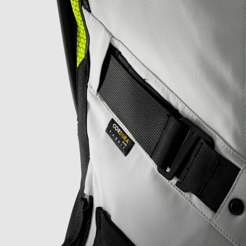 Rebelhorn Hardy 3.0 Textil MC Touringjacka - Svart/Grå/Neongul