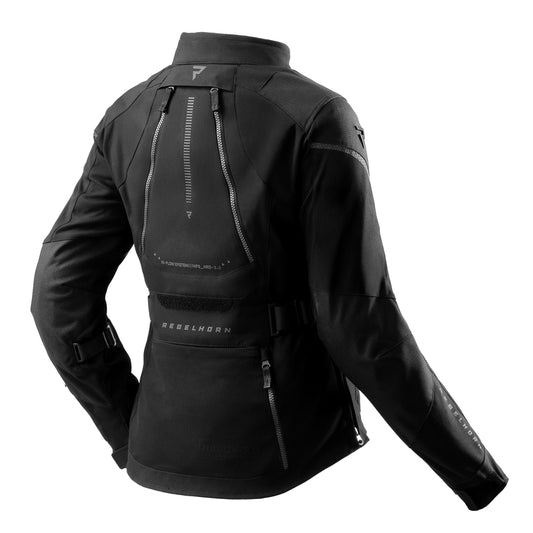 Rebelhorn Hardy 3.0 Lady Textil MC Touringjacka - Svart