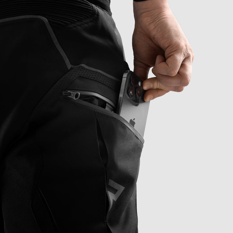 Rebelhorn Hiflow V Textil MC Byxor - Svart