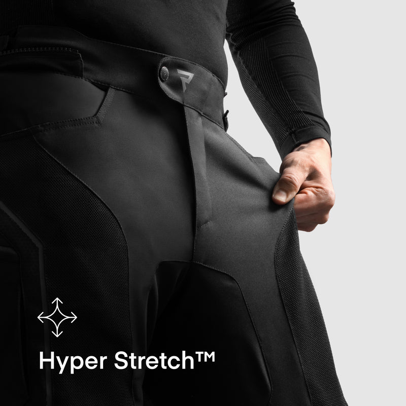 Rebelhorn Hiflow V Textil MC Byxor - Svart