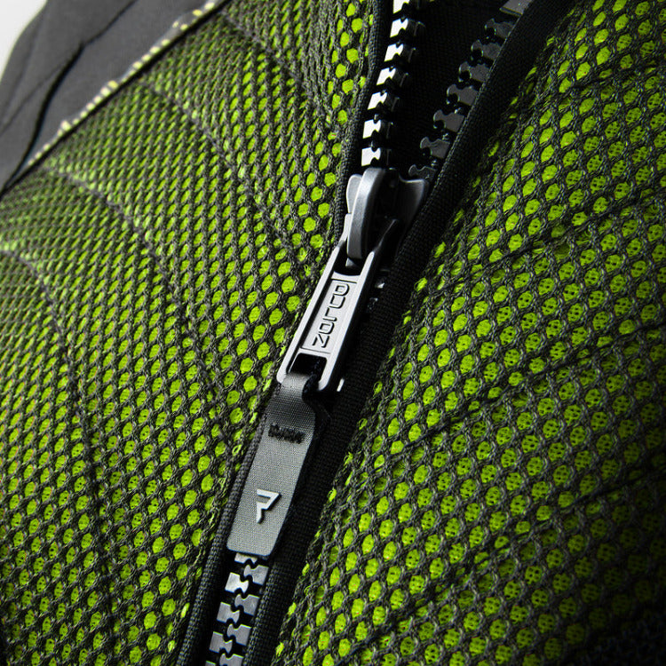 Rebelhorn Jax Lady Textil MC-Jacka - Svart/Neongul