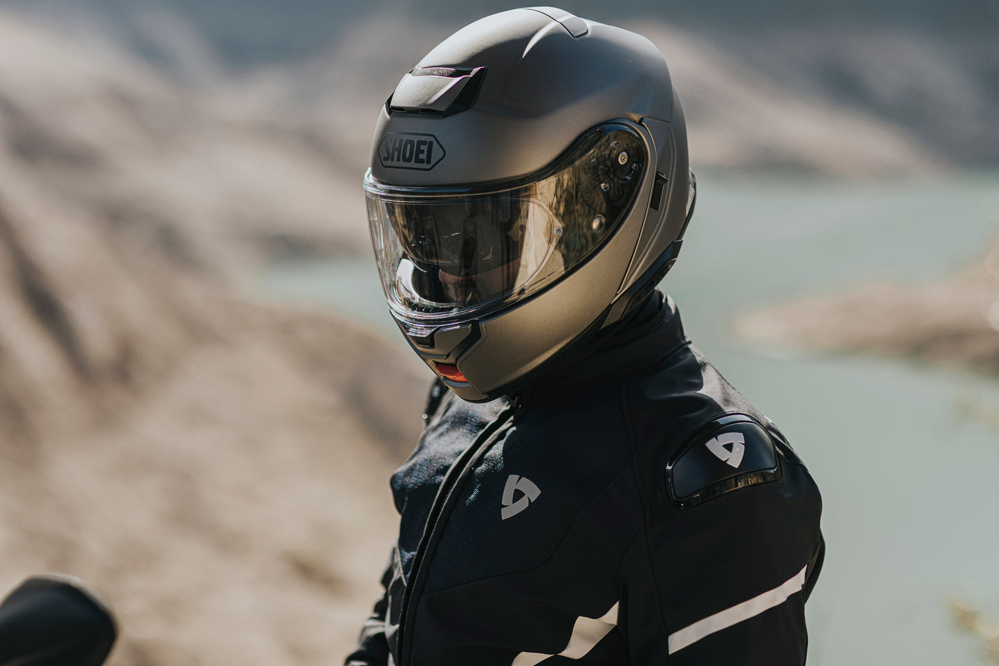 Shoei Neotec 3 Flip-Up Motorcykelhjälm - Mattgrå