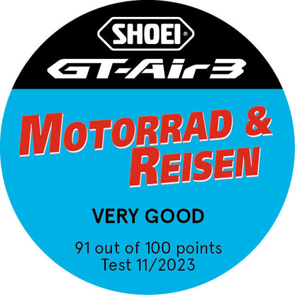 Shoei GT-Air 3 Brilliant Gul - Sportig Touring MC-hjälm