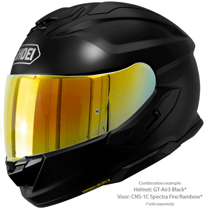 Shoei GT-Air3 Svart – Sportig Touring MC-hjälm