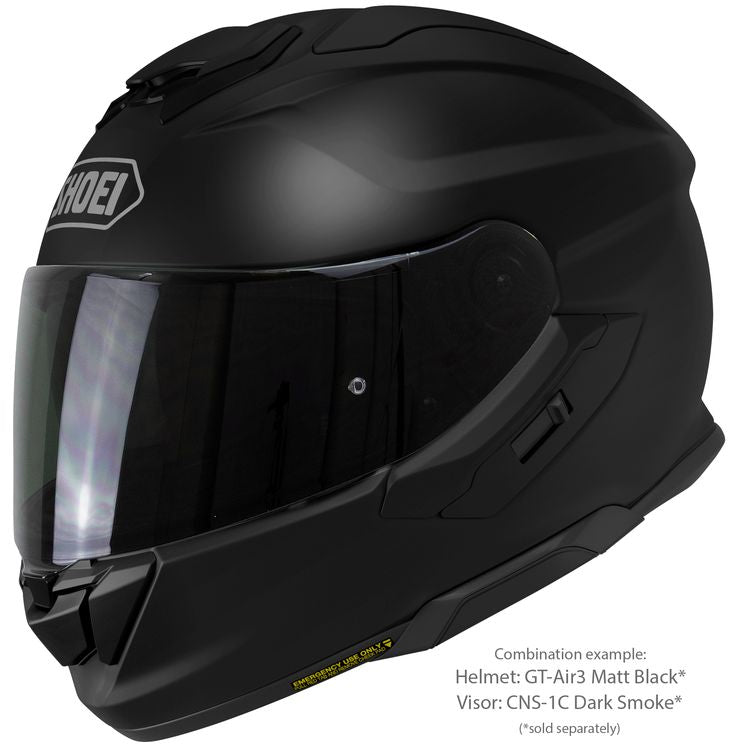 Shoei GT-Air3 Matt Svart – Sportig Touring MC-hjälm