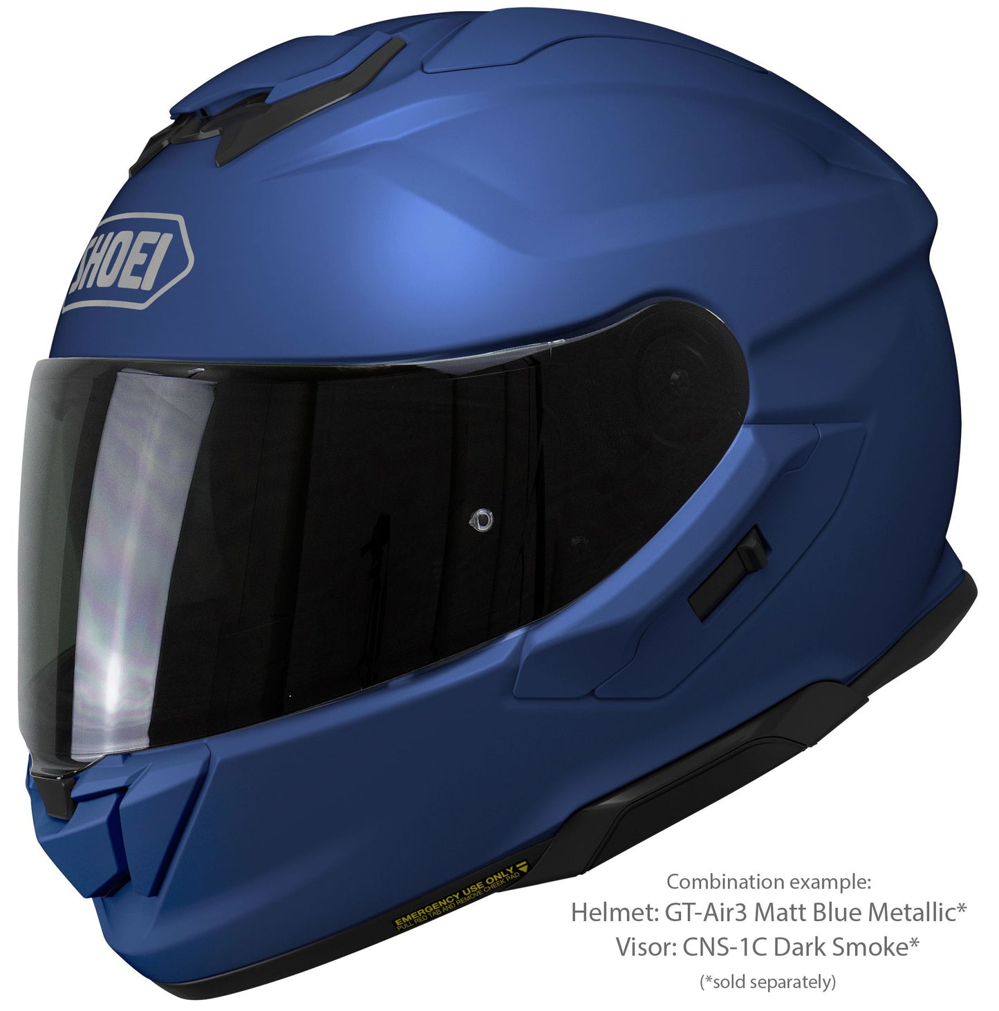 Shoei GT-Air 3 – Matt Blå Metallic MC-hjälm