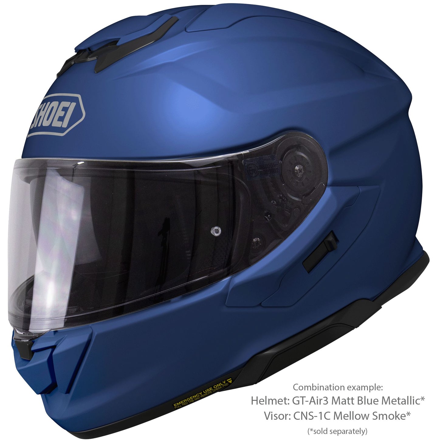 Shoei GT-Air 3 – Matt Blå Metallic MC-hjälm