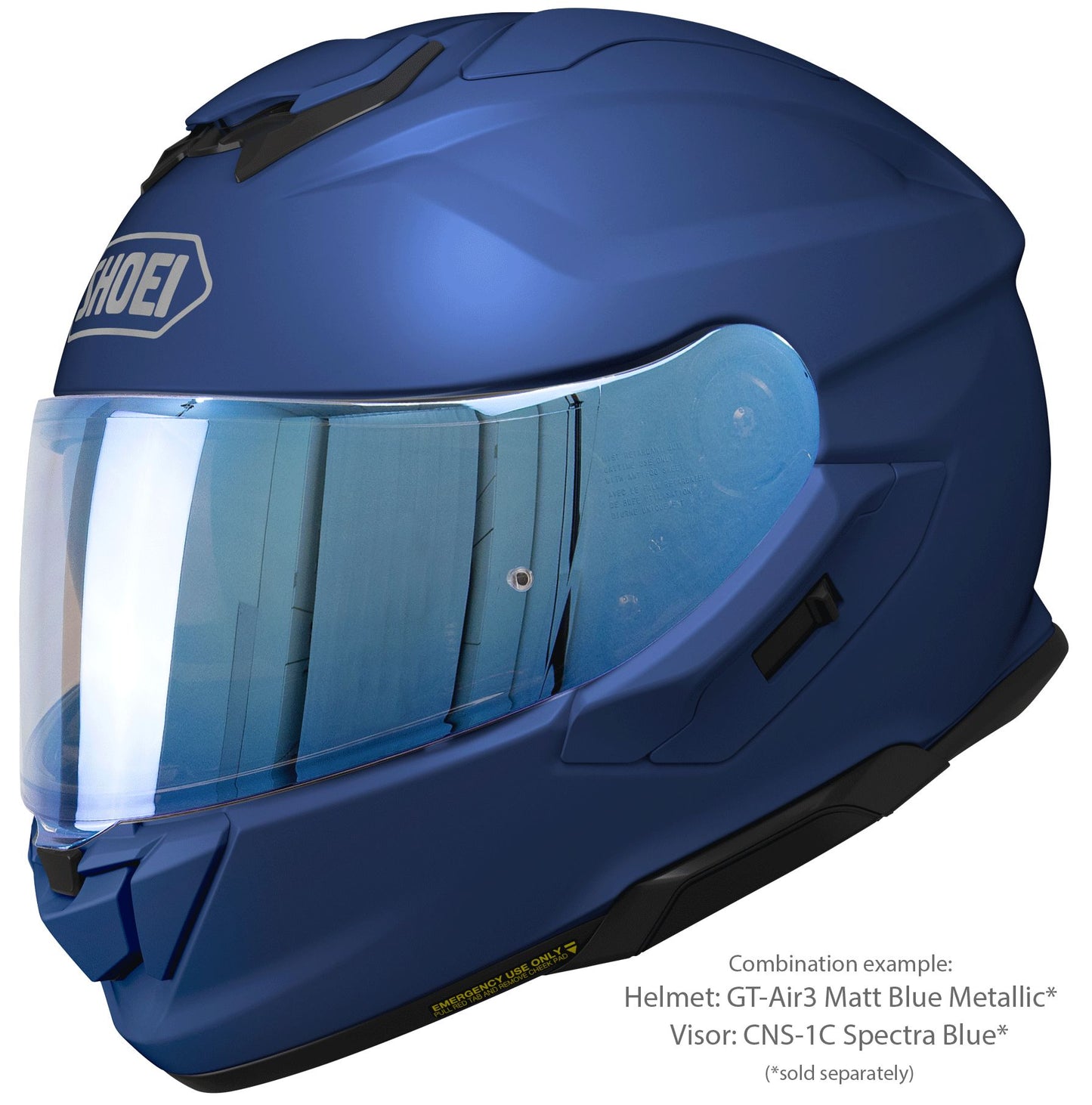 Shoei GT-Air 3 – Matt Blå Metallic MC-hjälm