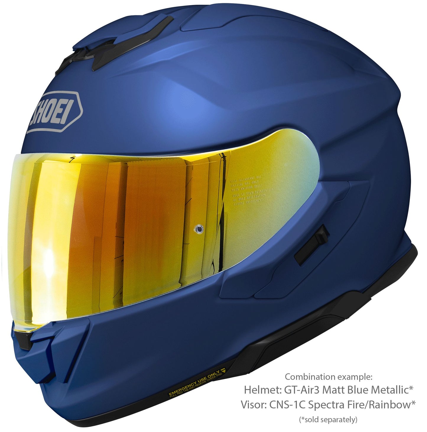 Shoei GT-Air 3 – Matt Blå Metallic MC-hjälm