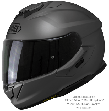 Shoei GT-Air 3 Sportig Touring MC-hjälm - Mattgrå