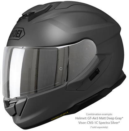 Shoei GT-Air 3 Sportig Touring MC-hjälm - Mattgrå