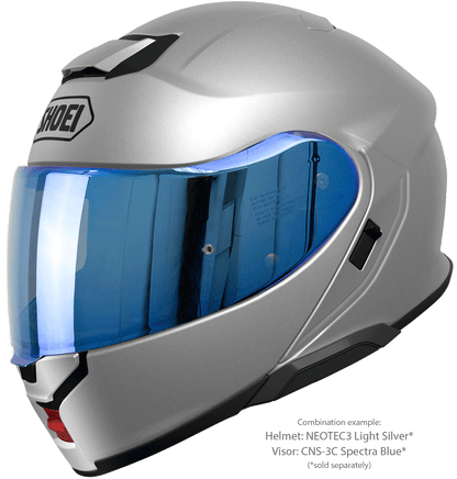 Shoei Neotec 3 Flip-Up Motorcykelhjälm - Silver