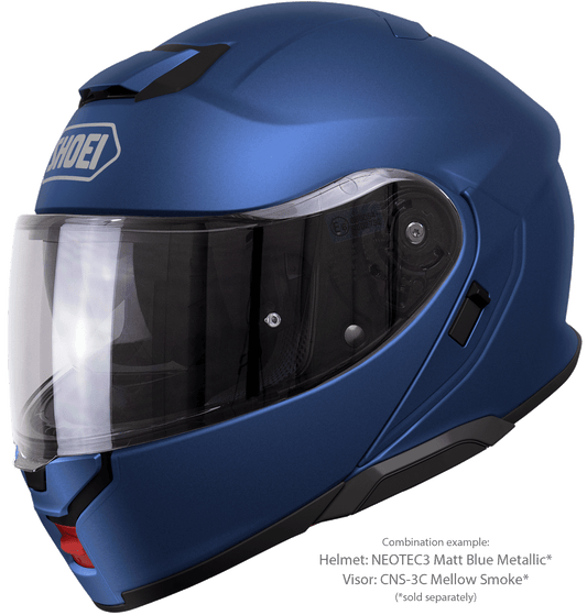 Shoei Neotec 3 Flip-Up Motorcykelhjälm - Mattblå