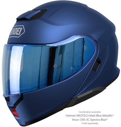 Shoei Neotec 3 Flip-Up Motorcykelhjälm - Mattblå