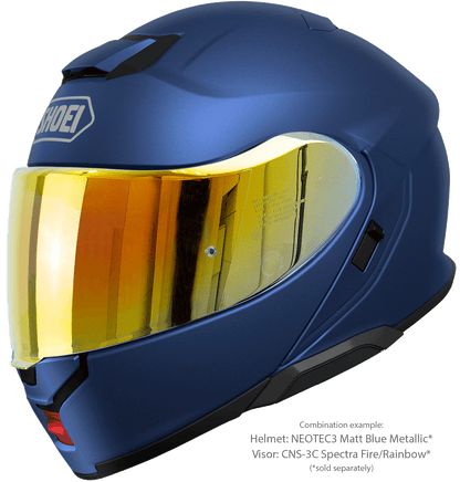 Shoei Neotec 3 Flip-Up Motorcykelhjälm - Mattblå
