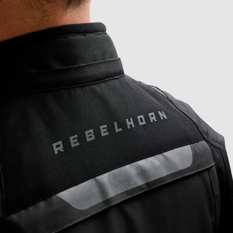 Rebelhorn Cubby V Textil MC Touringjacka - Svart