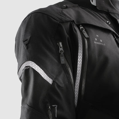Rebelhorn Hardy 3.0 Textil MC Touringjacka - Svart