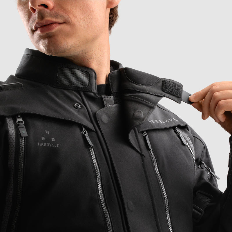 Rebelhorn Hardy 3.0 Textil MC Touringjacka - Svart