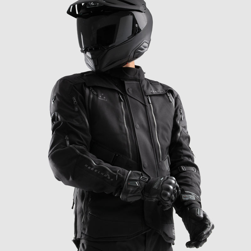 Rebelhorn Hardy 3.0 Textil MC Touringjacka - Svart