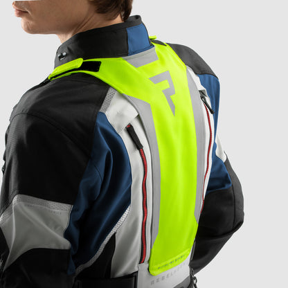 Rebelhorn Hardy 3.0 Textil MC Touringjacka - Blå/Grå/Röd