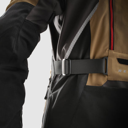 Rebelhorn Hardy 3.0 Textil MC Touringjacka - Desert/Grå/Röd