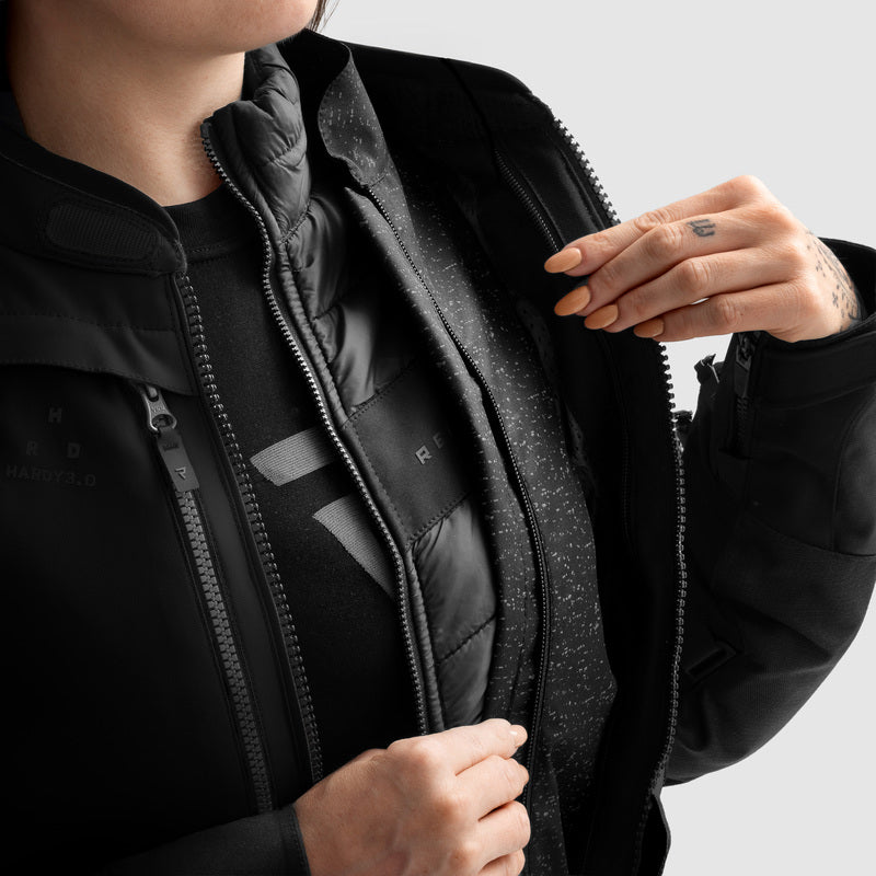 Rebelhorn Hardy 3.0 Lady Textil MC Touringjacka - Svart