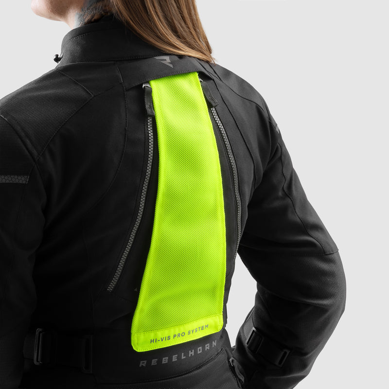 Rebelhorn Hardy 3.0 Lady Textil MC Touringjacka - Svart