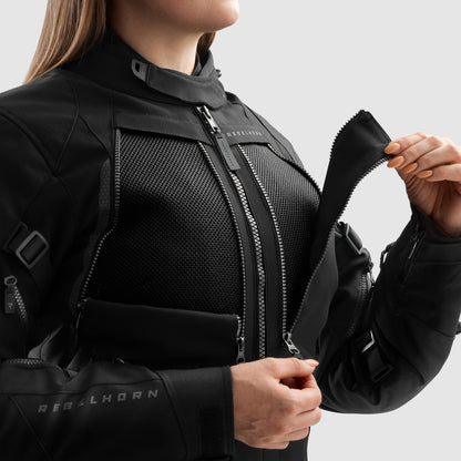 Rebelhorn Hardy 3.0 Lady Textil MC Touringjacka - Svart