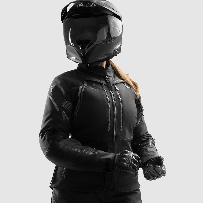 Rebelhorn Hardy 3.0 Lady Textil MC Touringjacka - Svart
