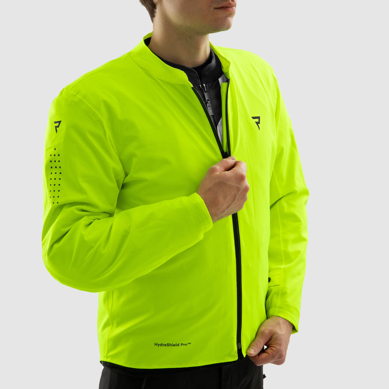 Rebelhorn Hiflow V Textil MC Jacka - Svart/Grå/Neongul