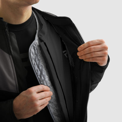 Rebelhorn Hiflow V Textil MC Jacka -  Svart/Grå/Röd