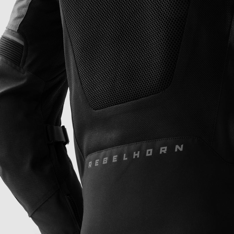 Rebelhorn Hiflow V Textil MC Jacka - Svart