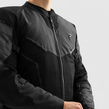 Rebelhorn Hiflow V Textil MC Jacka - Svart