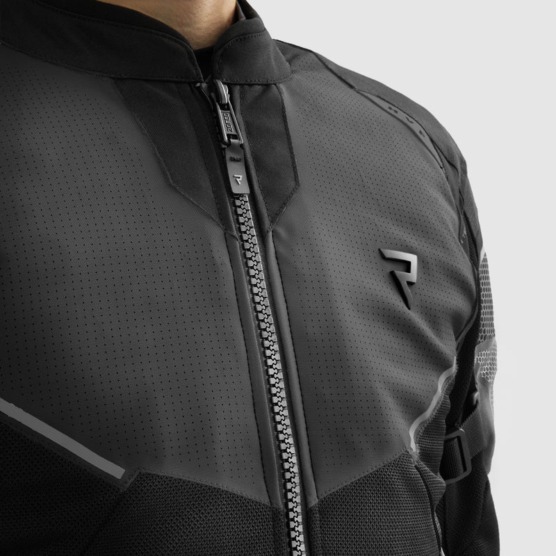 Rebelhorn Hiflow V Textil MC Jacka - Svart